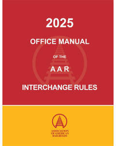 2025 Office Manual of the AAR Interchange Rules - PROTECTED PDF (one program-device license)